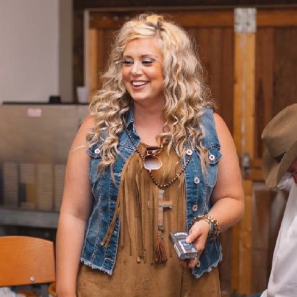 Plus size denim vest